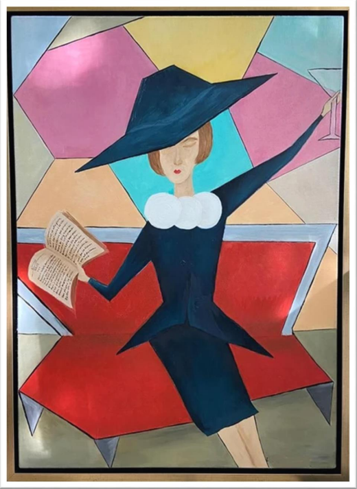 Woman with a Glass